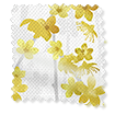 Choices Flower Waterfall Giallo Tende a rullo Immagine campione